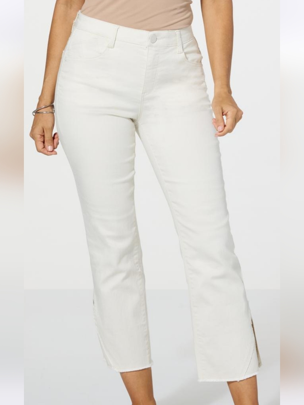 Democracy "Ab"solution® Hi-Rise Cropped Kick Flare Jean, Size 8